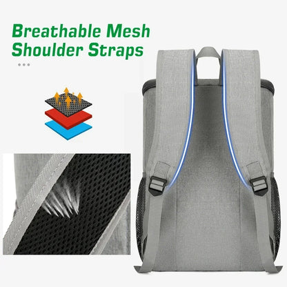 Waterproof Insulated Cooler Backpack 30L