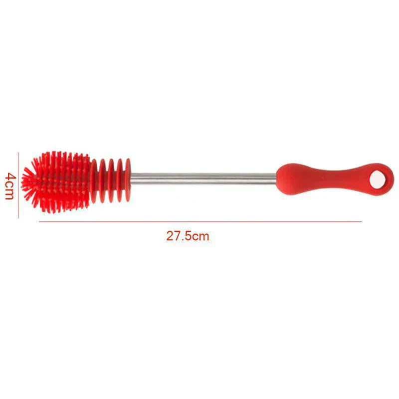 Soft Baby Bottle Cleaner Brush with Removable Head