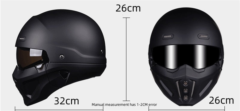 Befez | Classic Removable Full Face Motorcycle Helmet