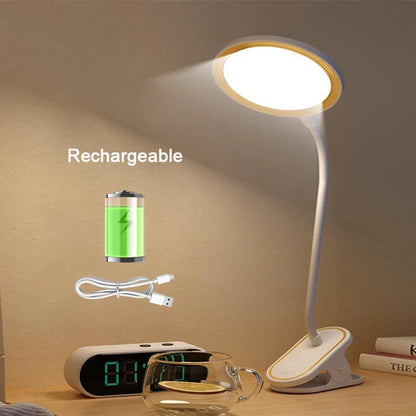 Portable LED Desk Lamp with Battery and Soft Light