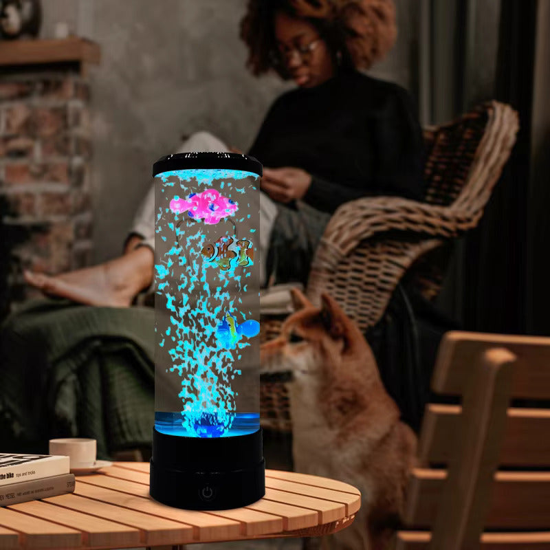 Soothing Ocean Bubble LED Table Lamp