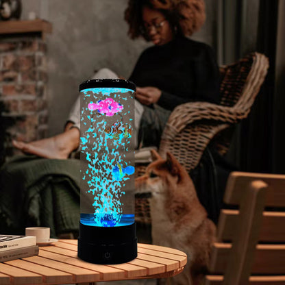Soothing Ocean Bubble LED Table Lamp