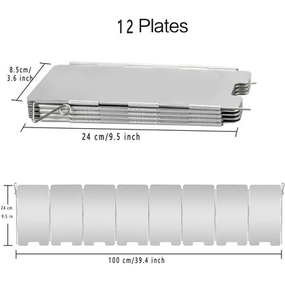 Portable Camping Windscreen for Gas Stoves