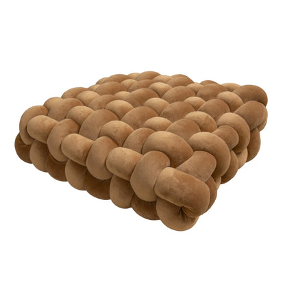 Plush Textured Knot Pillow