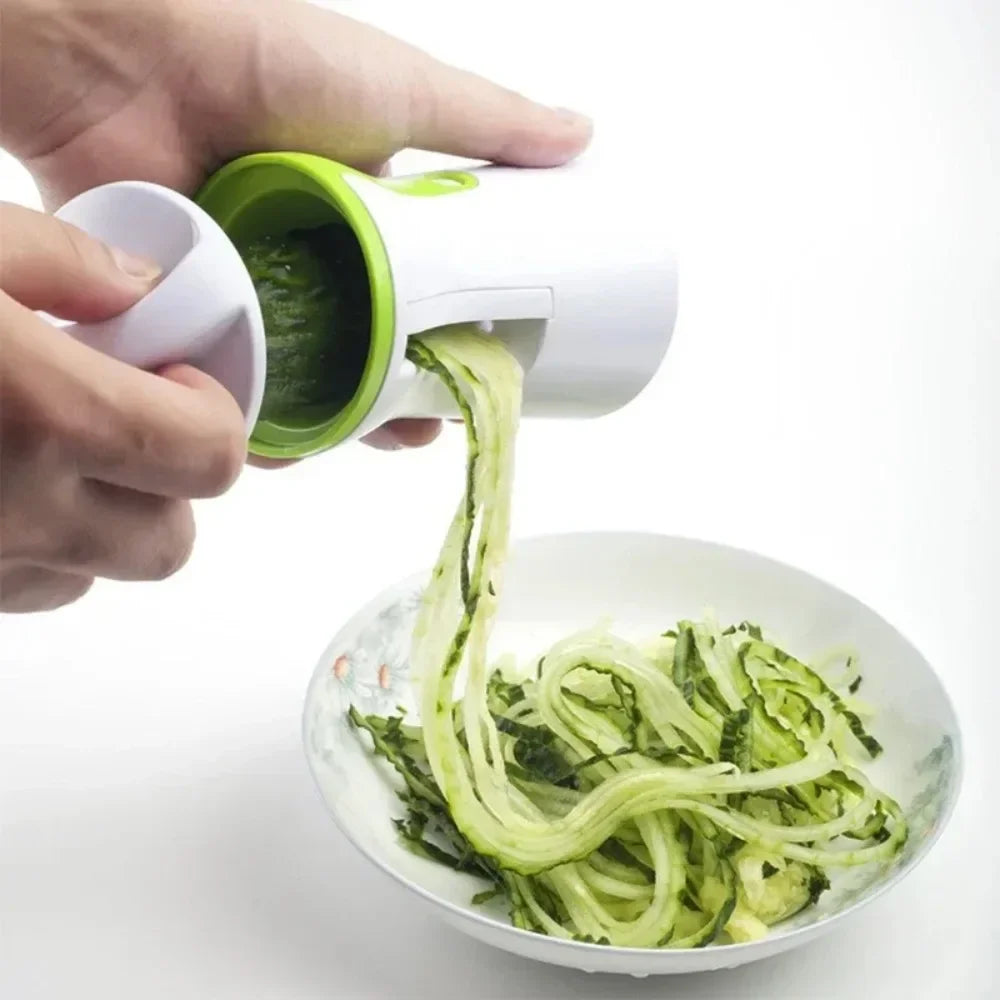 Easy Veggie Spiralizer | Manual Cheese Cutter | Stainless Steel