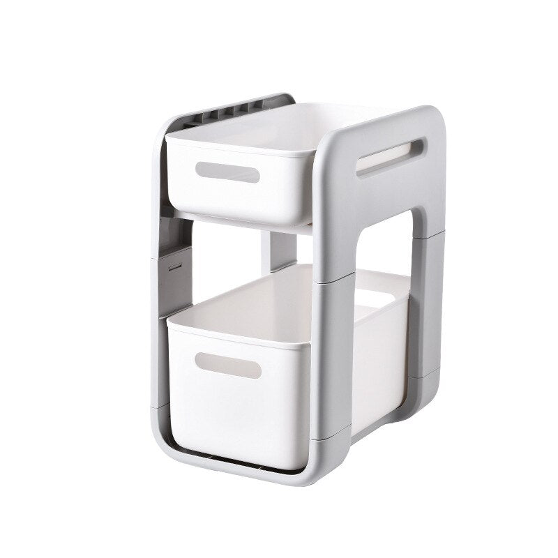 Space-Saving Stackable Home Storage Shelf