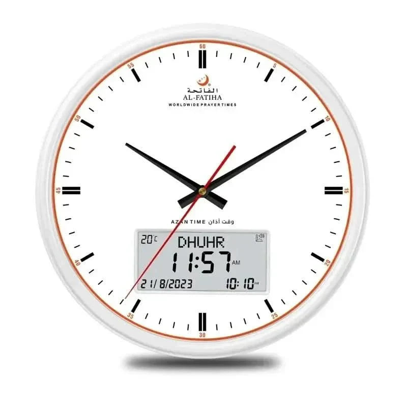 Digital Islamic Prayer Clock with Auto Azan Adjustment