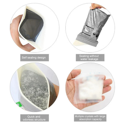 Emergency Portable Toilet Bags - Disposable Sanitary Kits