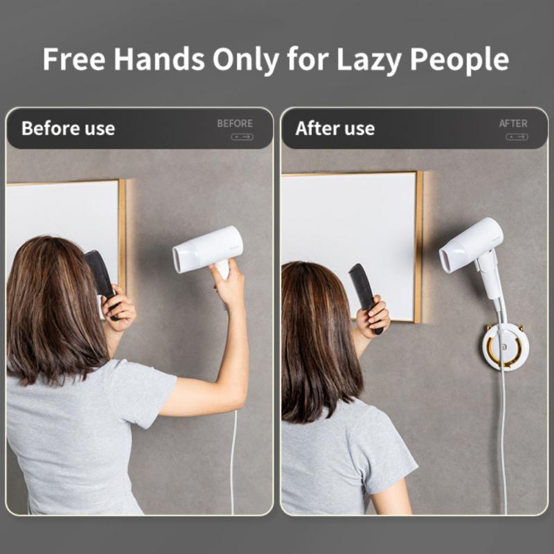 Wall Mount Adjustable Hair Dryer Holder