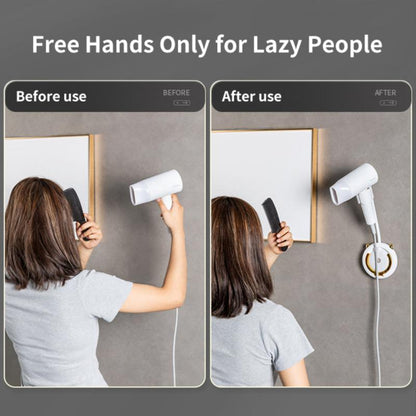 Wall Mount Adjustable Hair Dryer Holder
