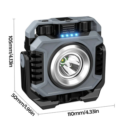 Bright LED Worklight 1500 Lumens Rechargeable Waterproof Lamp