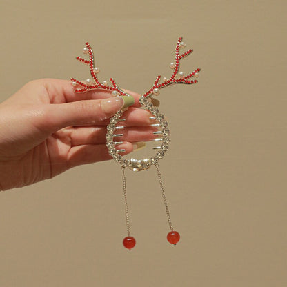 Lovely Deer Hair Tie Ponytail Clip