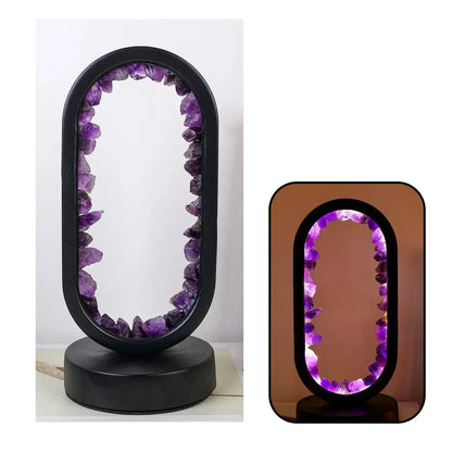 Purple Crystal Table Lamp - Befez
