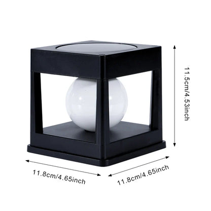 Outdoor Solar Powered Garden Lamp Duo Light
