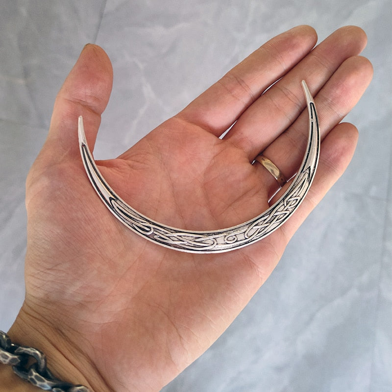 Retro Crescent Moon Hair Pins - Befez