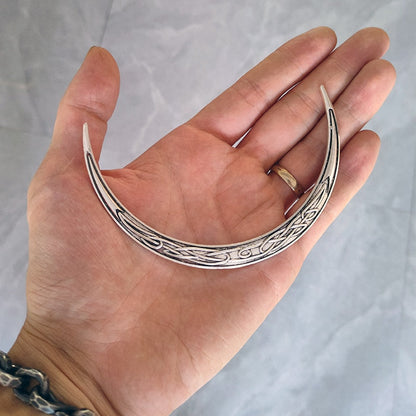 Retro Crescent Moon Hair Pins - Befez