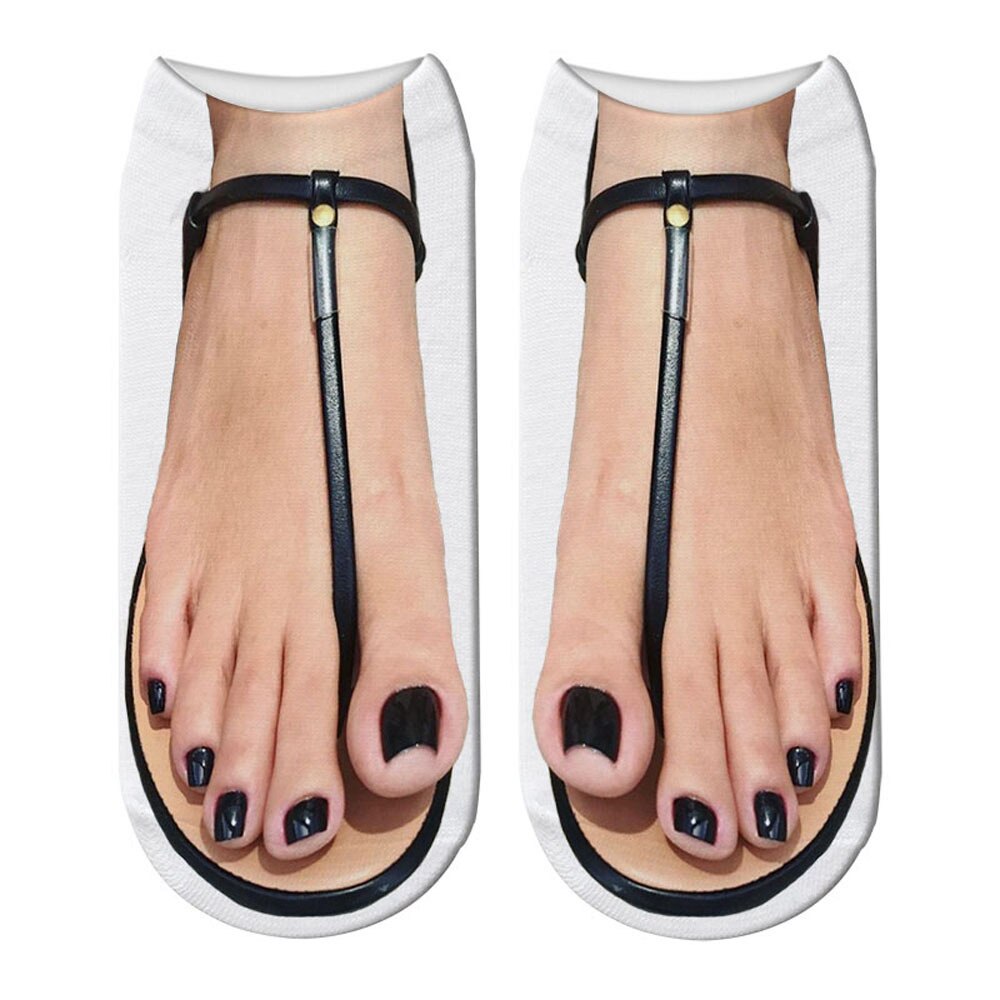 Quirky 3D Novelty Low Cut Ankle Socks