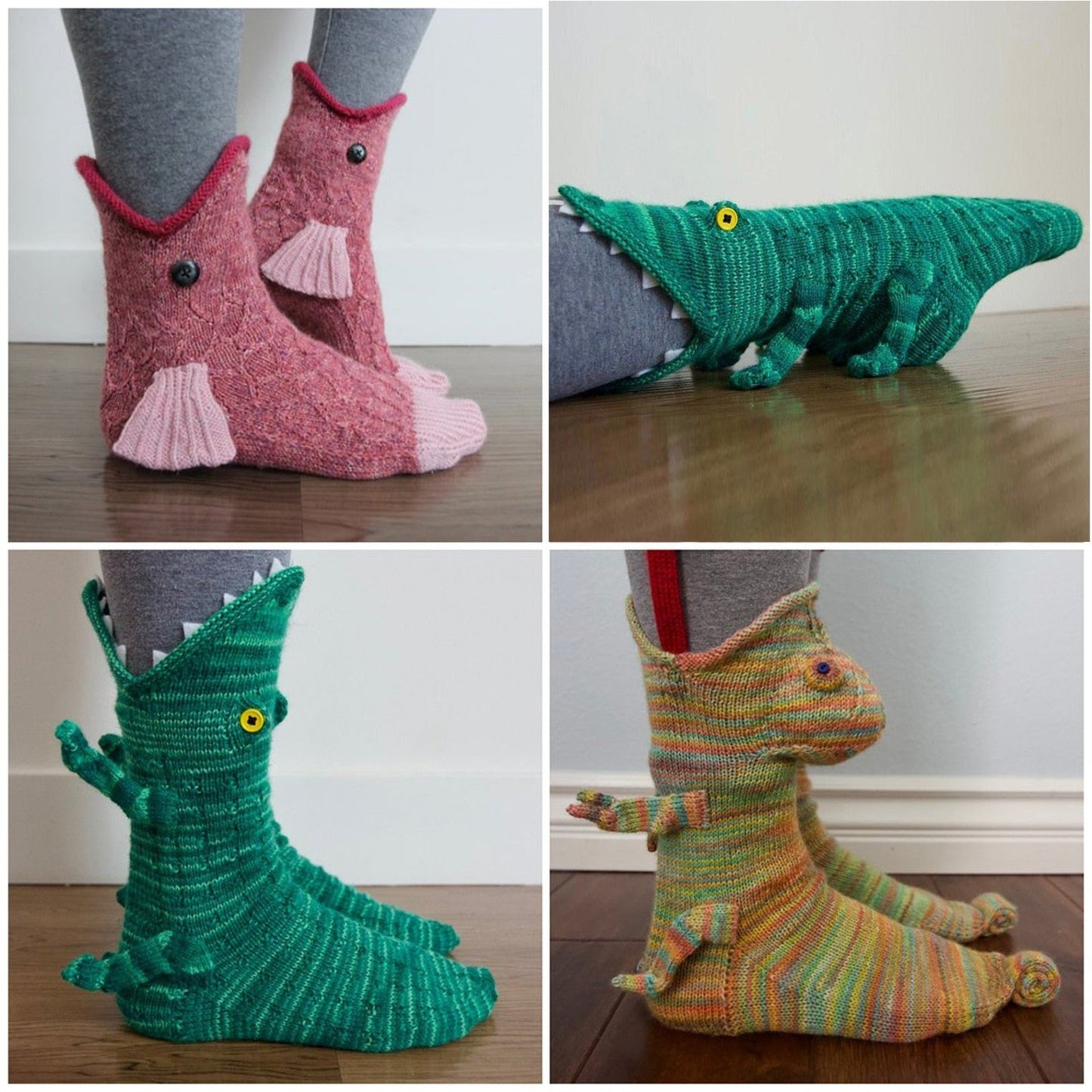 Fun Animal Print Cozy Socks