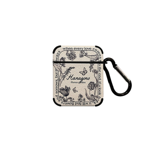 Stylish Floral Leather Airpods Cover - Befez