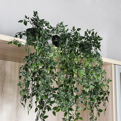 Green Artificial Hanging Plant 90cm Decor - Befez