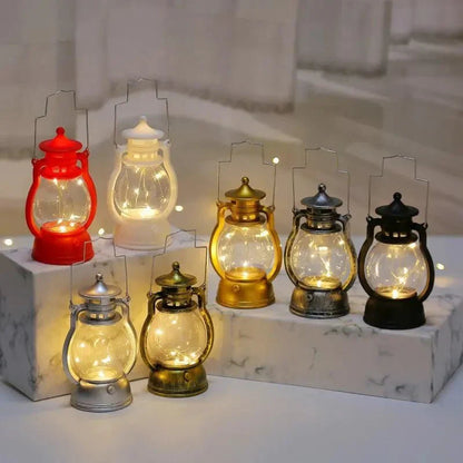 Vintage Hanging Lantern Warm Glow Lighting