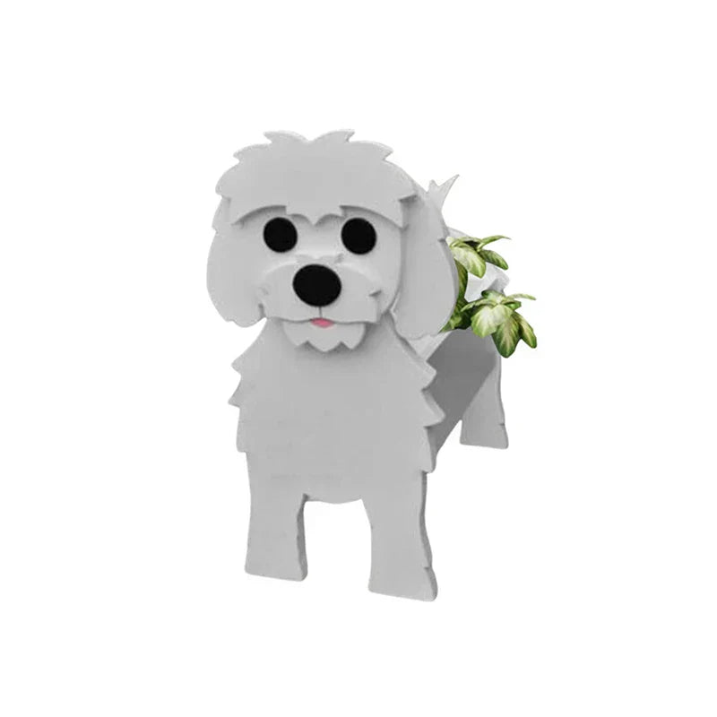Cute Dog Planter - Adorable Pet Flower Pot