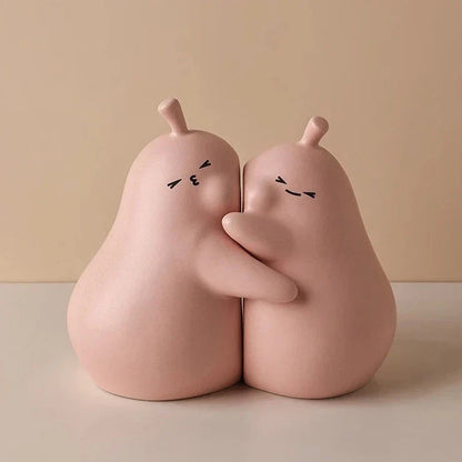 Cuddly Pear Shape Book Ends