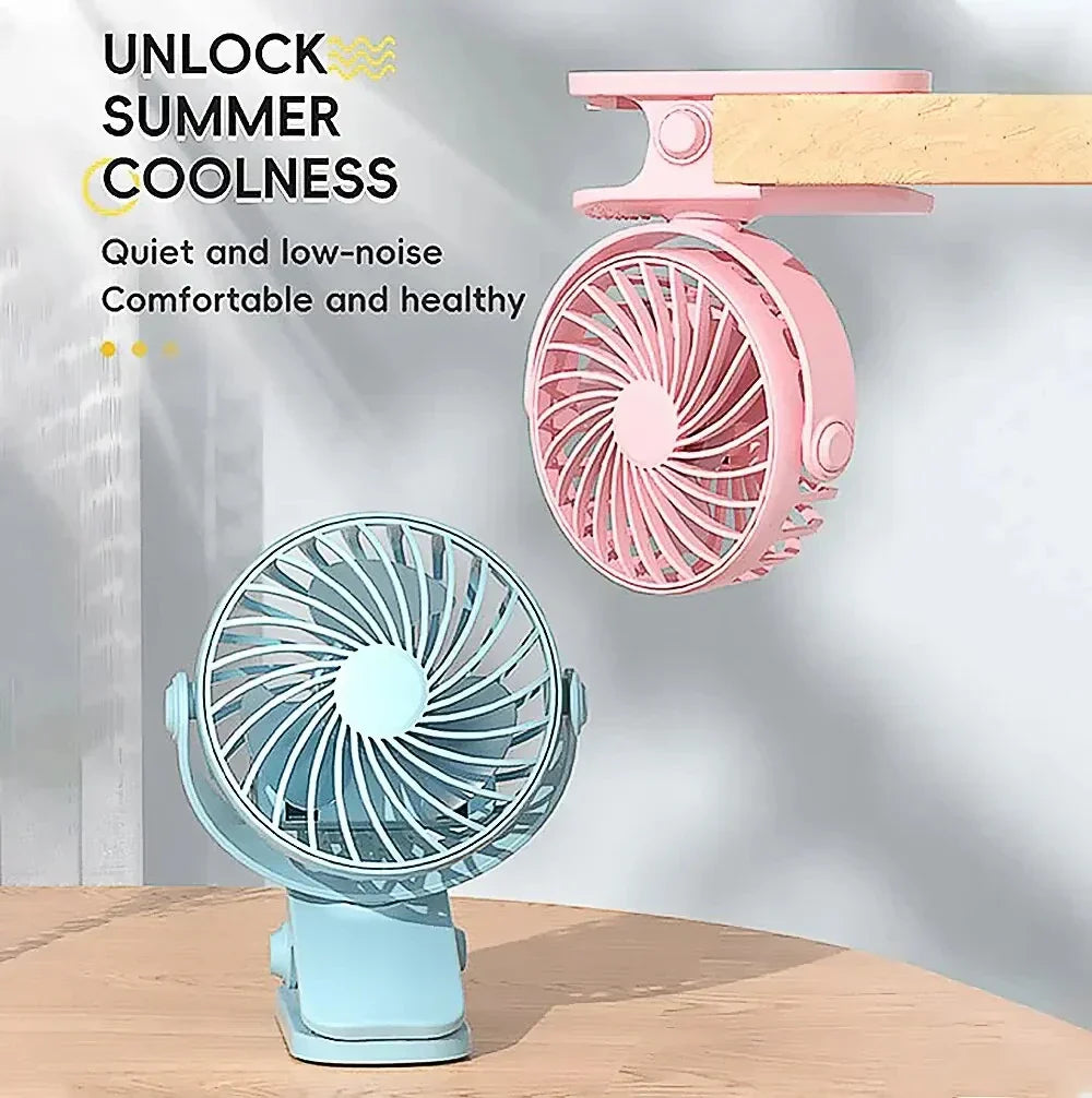 Compact USB Desk Fan with Adjustable Speeds