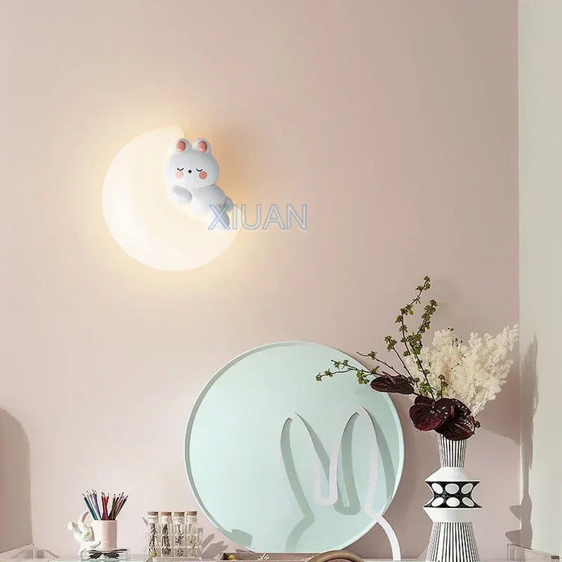 Colorful Kids Moon Night Lamp