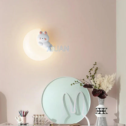 Colorful Kids Moon Night Lamp