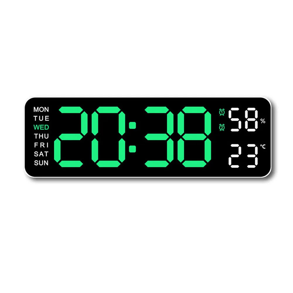 Compact Digital Clock with Alarm and Date