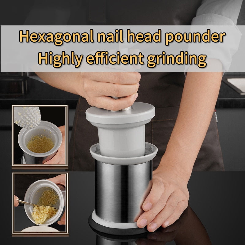 Simple Stainless Garlic Press Crusher
