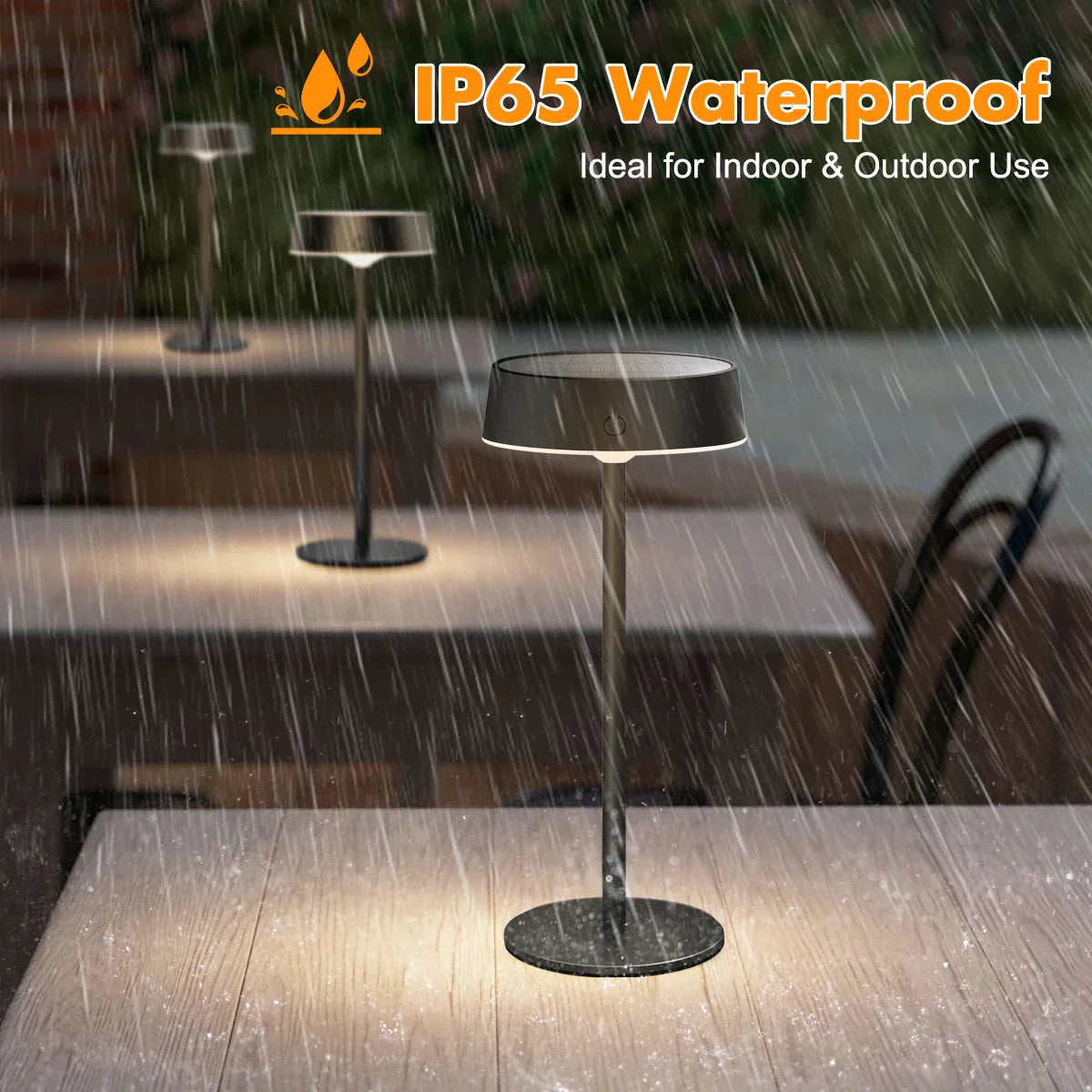 Portable Solar Powered LED Table Lamp