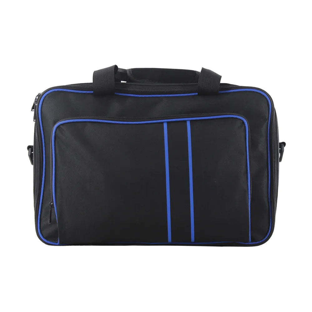 Durable PS5 Travel Bag with Shoulder Strap & Pockets