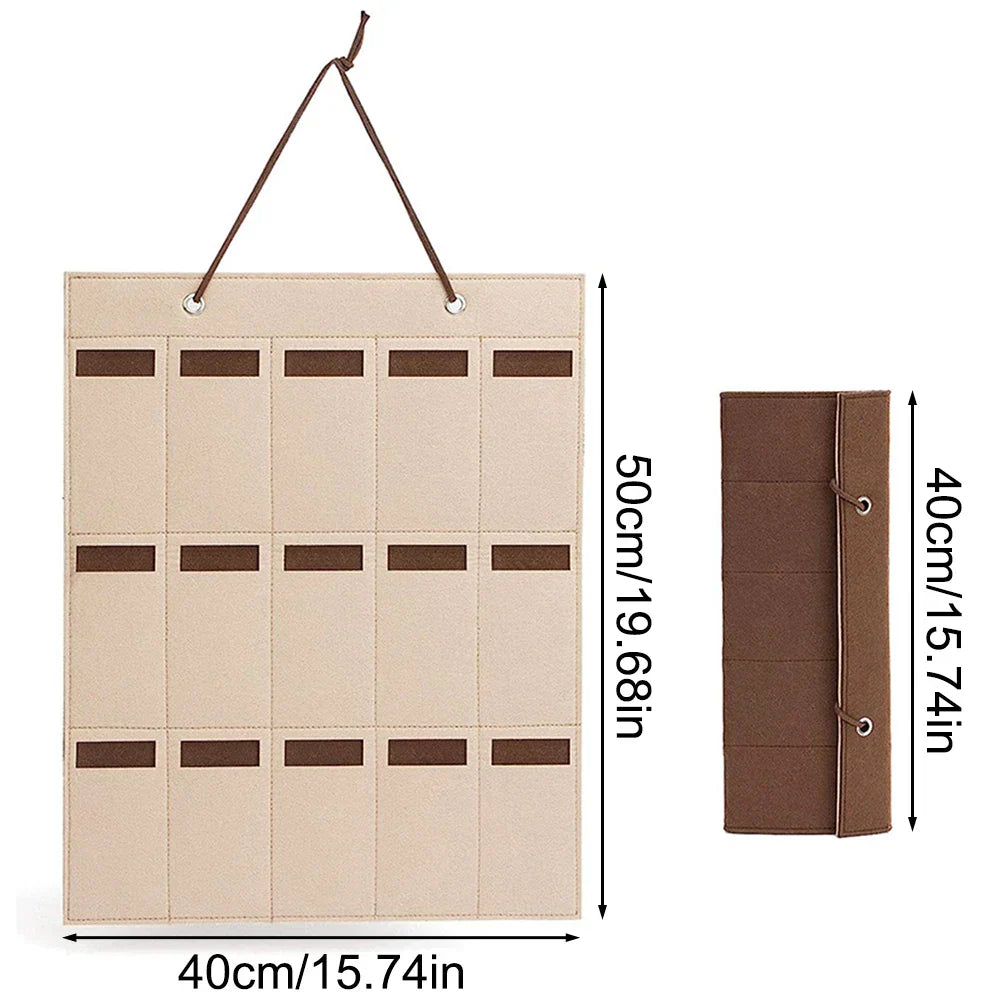 Stylish Wall Mount Glasses Organizer Storage Case