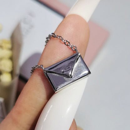 Romantic Heart Love Letter Pendant