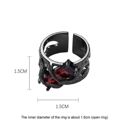 Timeless Black Zircon Stone Ring