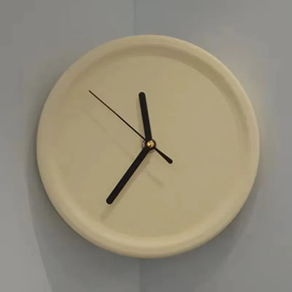 Quiet Modern Wall Clock No Drilling Needed