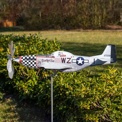 Outdoor Metal Wind Spinner Garden Decoration
