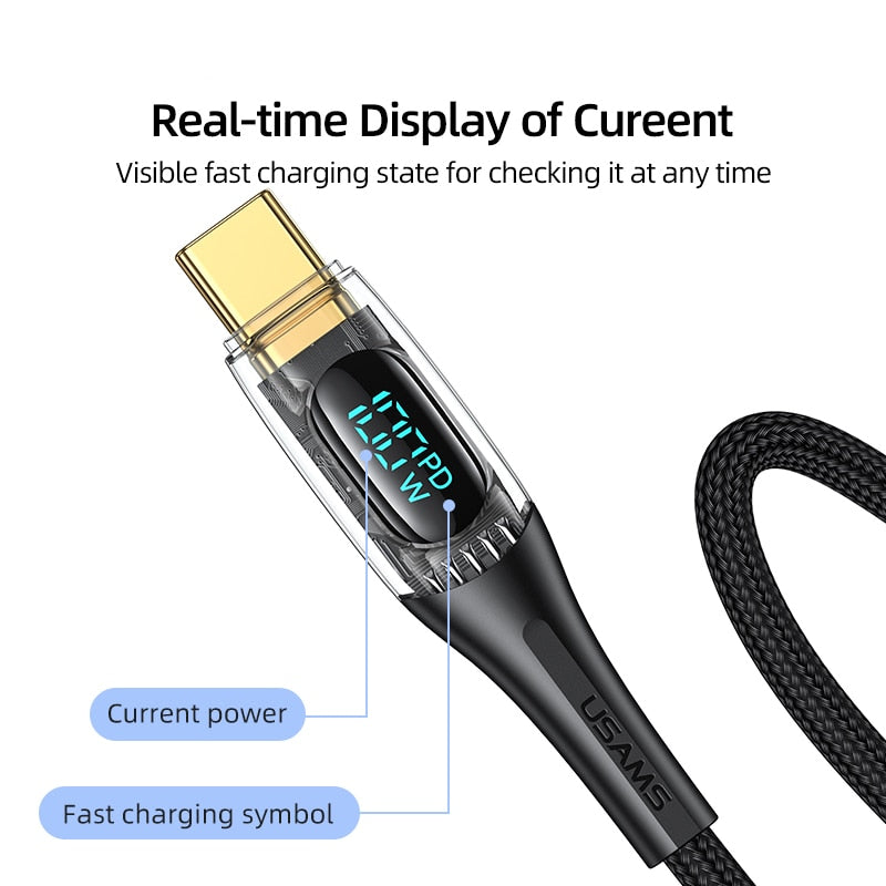 Quick Charge LED USB Fast Charging Cable