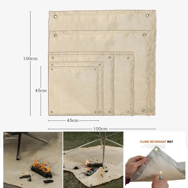Flameproof Outdoor Camping Mat | Fire Resistant & Durable