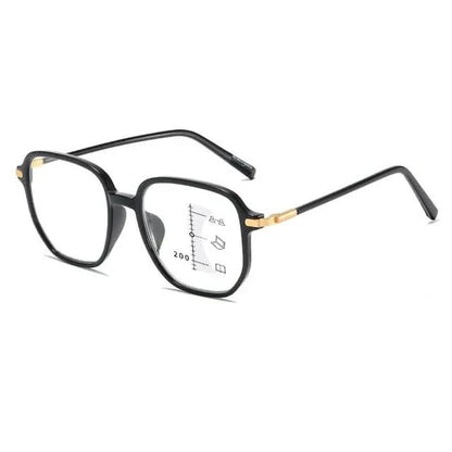 Stylish Progressive Reading Glasses Blue Light Blocker