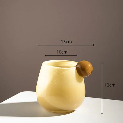 Round Clear Decorative Vase