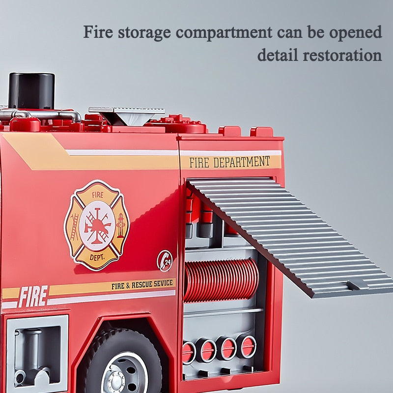 Big Kids Fire Engine Playset Toy Vehicle