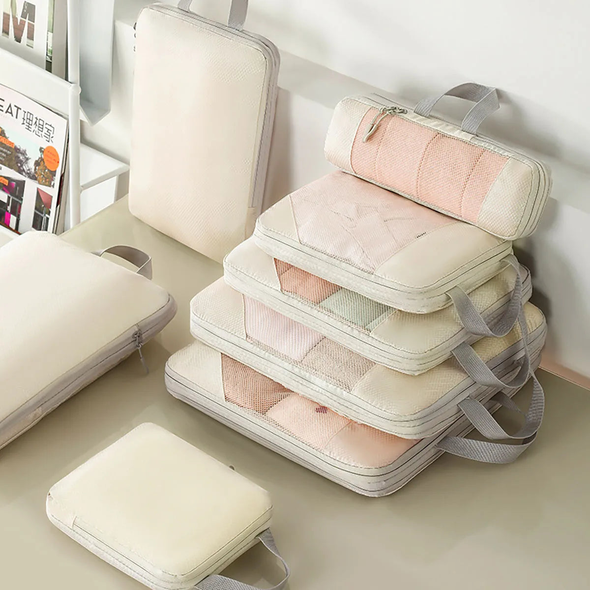 Compact Travel Storage Bag Set 5pc Waterproof - Befez