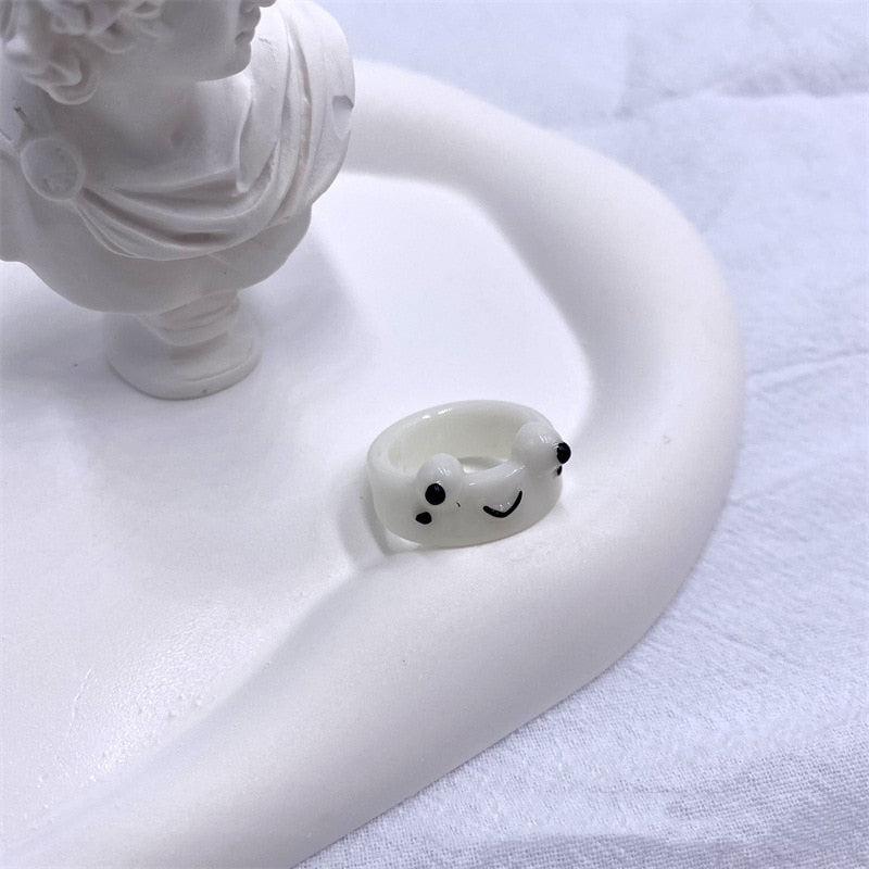 Fun Green Frog Children's Ring - Befez