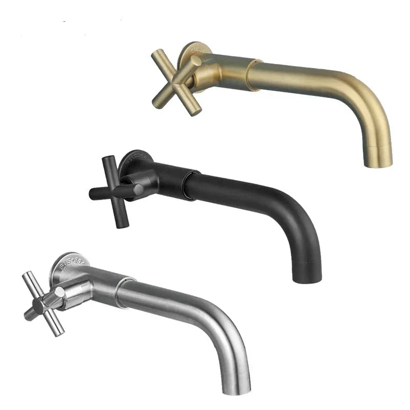 Stylish Wall Mount Faucet with Modern Waterfall Style