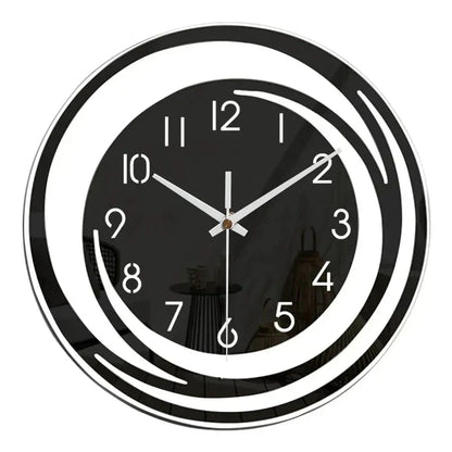 Simple Black Acrylic Wall Clock