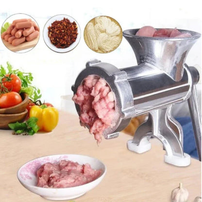 Premium Manual Meat Grinder Aluminum Heavy Duty