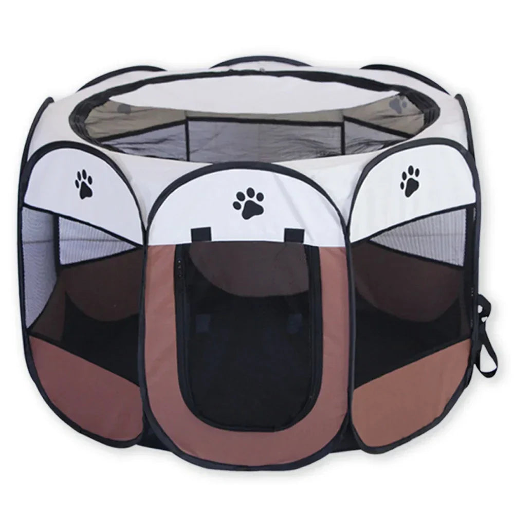 Collapsible Pet Playpen Tent for Cats and Small Dogs - Befez